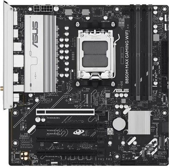 Asus B850m Max Gamıng Wıfı6 Ddr5 Hdmı-dp Typec Pcıe 5.0 Am5 Matx - Resim 3