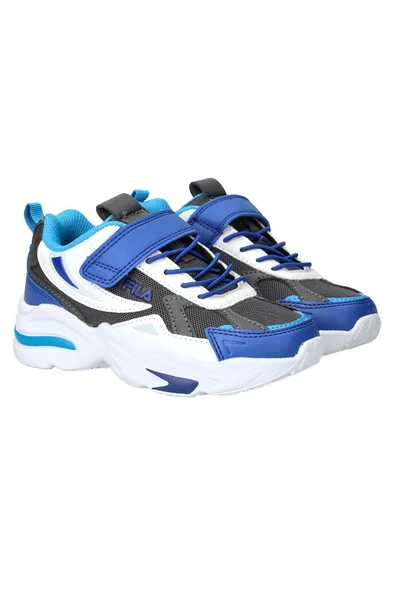 Fila Madrun Velcro FFK0261.13258 Mavi Beyaz Çocuk Spor Ayakkabı - 2
