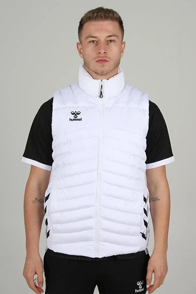 hummel Winner Waist Coat Beyaz Erkek Yelek