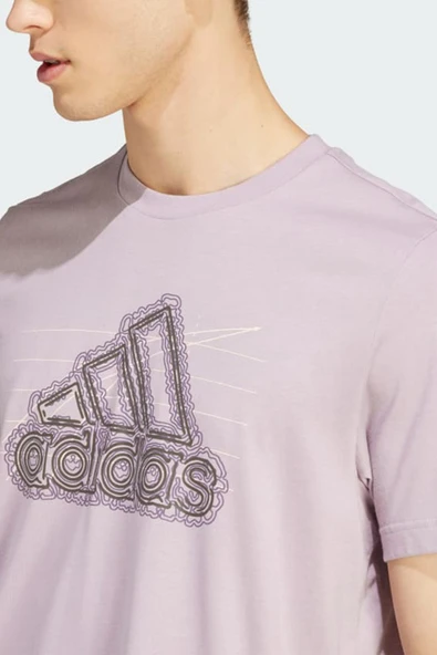 adidas M GROWTH BOS T IN6270 Pudra Erkek Tişört - 5