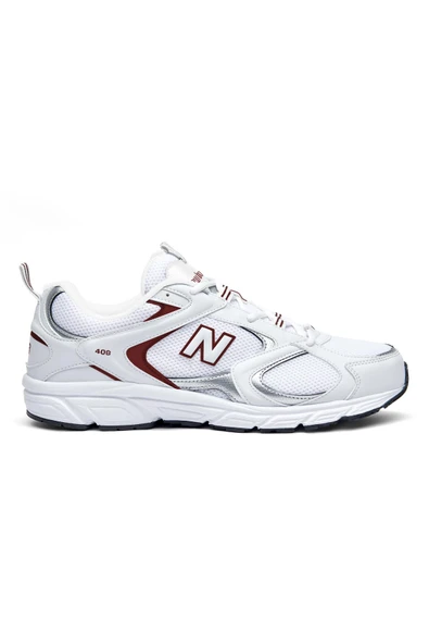 New Balance 408 Lifestyle ML408WR Beyaz & Kırmızı Unisex Günlük Spor Ayakkabı