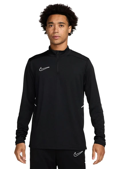 Nike Dri-fit ACD25 Dril Top Br HJ3783-010 Siyah Erkek Futbol Antrenman Uzun Kollu Tişört