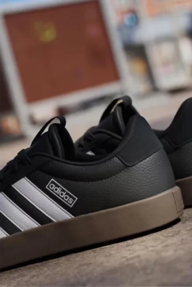 adidas VL Court 3.0 ID6286 Siyah Erkek Sneaker Ayakkabı - 6