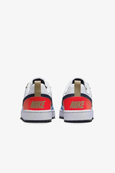 Nike Court Borough Low Recraft (GS) DV5456-124 Beyaz Kadın Spor Ayakkabı - Resim 5