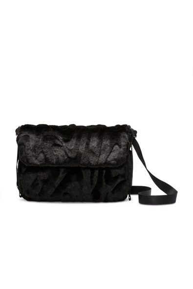 Nike Sportswear FZ1326-010 Siyah Suni Kürk Çapraz Çanta - 6