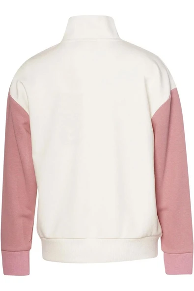 hummel Essex Zip Neck Sweatshirt Lila Kız Çocuk Fermuarlı Sweatshirt - 4