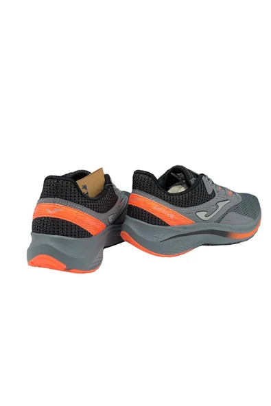 Joma Active 2412 RACTIW2412 Koyu Gri & Turuncu Erkek Günlük Spor Ayakkabı - 7