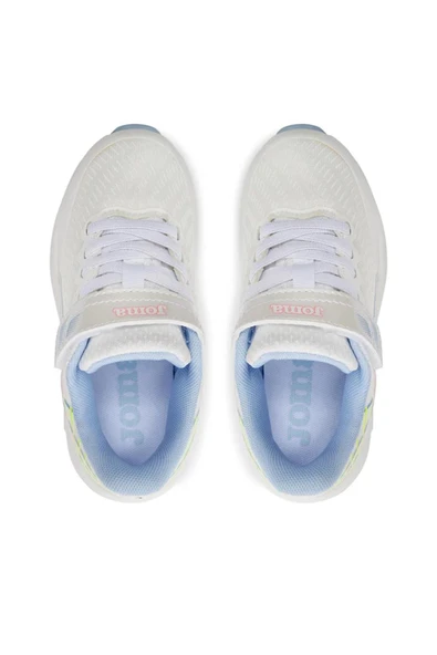 Joma Super Cross Jr 2402 JCROSS2402V Beyaz Çocuk Günlük Spor Ayakkabı - 5