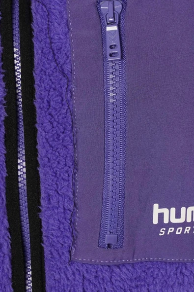 hummel Arun Sherpa Zip Jacket Mor Kadın Fermuarlı Ceket - 8