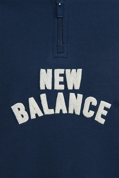 New Balance Lifestyle MNC3524-AVI Lacivert Erkek Eşofman Üstü - 3