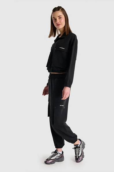 New Balance Lifestyle WNP1529-BK Siyah Kadın Eşofman Altı - 6