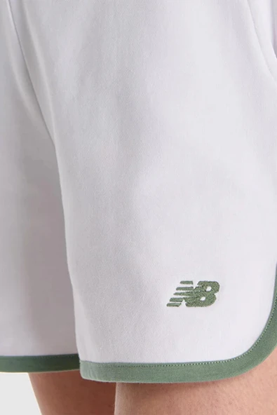 New Balance Lifestyle WNS1515-WT Beyaz Kadın Şort - 5