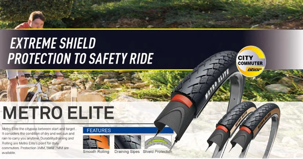 Bİke Sky Obor 27.5 x 2.10 Amber Yanak Zırhlı Dış Lastik - 3mm Zırhlı   ( 1 Adet ) - Resim 6