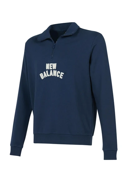 New Balance Lifestyle MNC3524-AVI Lacivert Erkek Eşofman Üstü
