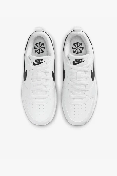 Nike Court Borough Low Recraft (GS) DV5456-104 Beyaz Kadın Spor Ayakkabı - 4