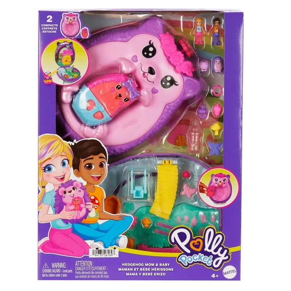 Polly Pocket Çanta Olabilen Micro Oyun Setleri GKJ63 JBJ91 Kirpi - Resim 2