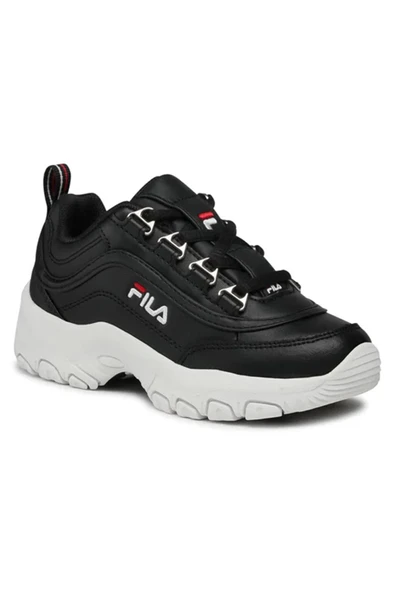 Fila Strada 1010781.25Y Çocuk Siyah Spor Ayakkabı - 2