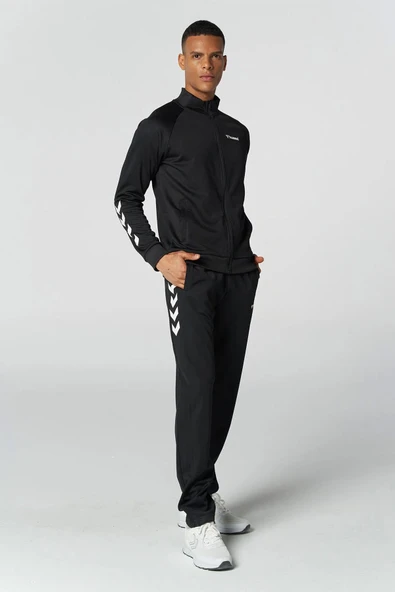 Hummel Falconzo 931075/921133-2001 Siyah Erkek Eşofman Takımı (444 veritabanındanda düşülecek.)