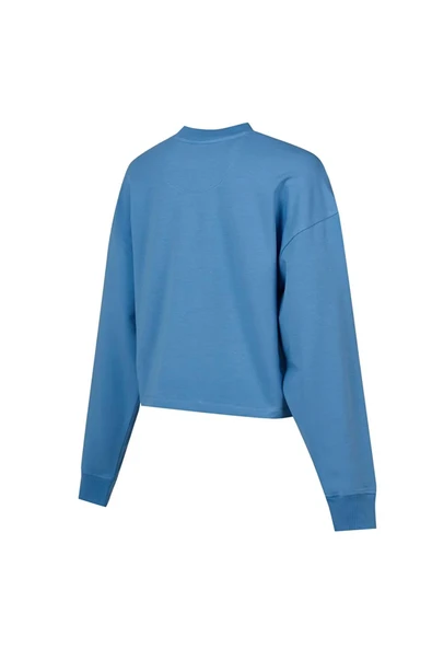 New Balance Lifestyle WNC1502-BLU Mavi Kadın Sweatshirt - 2