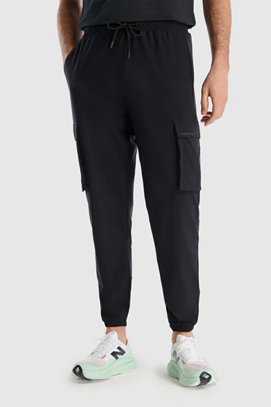 New Balance Lifestyle MNP1531-BK Siyah Erkek Eşofman Altı - 3