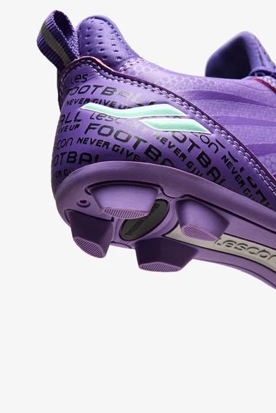 Lescon Ares 5 25BAC0ARAREF-946 Mor Çocuk Futbol Krampon - 7