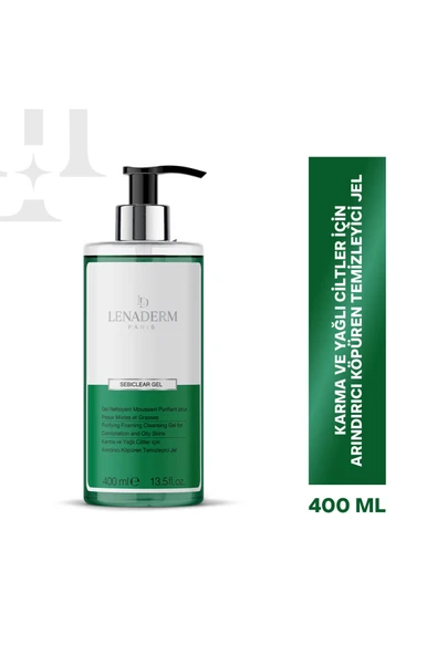 Lenaderm Sebiclear Gel 400 ml ürün görseli