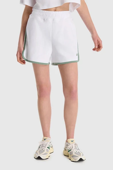 New Balance Lifestyle WNS1515-WT Beyaz Kadın Şort - 2