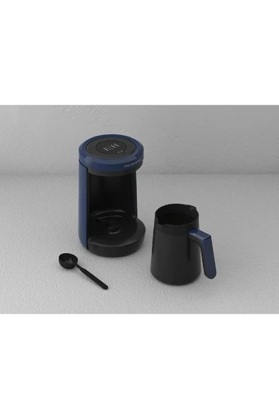 TKM 6002 Çift Taşım Türk Kahvesi Makinesi Siyah-Lacivert - Resim 3