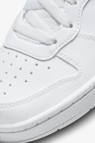 Nike Court Borough Low Recraft (GS) DV5456-106 Beyaz Kadın Spor Ayakkabı - Resim 7