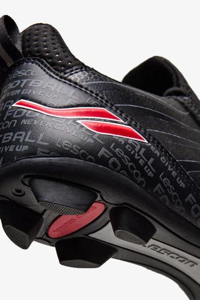 Lescon Ares 5 25BAE0ARAREG-633 Siyah Çocuk Futbol Krampon - Resim 7