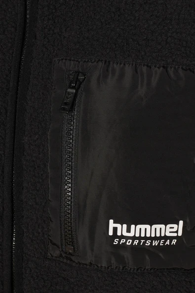 hummel Arun Sherpa Zip Jacket Siyah Kadın Fermuarlı Ceket - 7