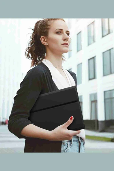 Xiaomi Redmi Pad 2 Uyumlu 11" Standlı Klavyeli Tablet Kılıfı - Resim 7