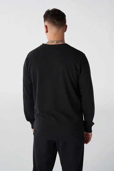 hummel T-Ic Ico Sweatshirt Siyah Erkek Sweatshirt - 2