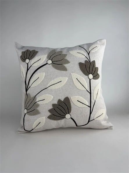 Makine Nakışlı Punch Desenli Kırlent Kılıfı PUN05– 43x43 cm ürün görseli