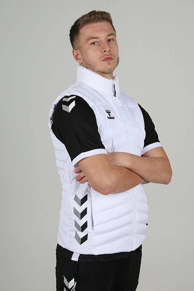 hummel Winner Waist Coat Beyaz Erkek Yelek - 2