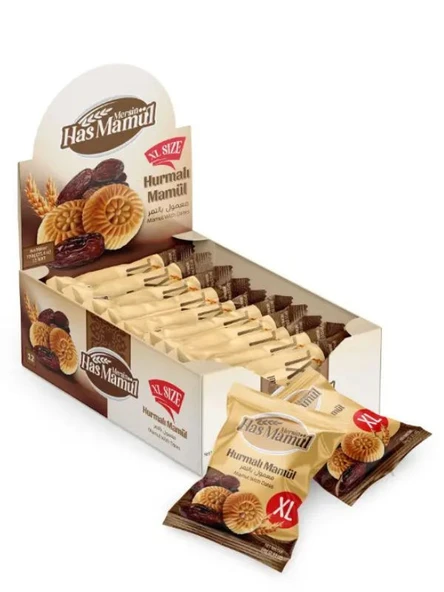 HAS MAMÜL HURMALI MAMÜL ( KURABİYE ) 60 GR X12 ADET ürün görseli