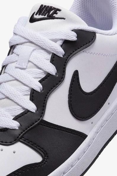 Nike Court Borough Low Recraft (GS) DV5456-131 Beyaz/Siyah Kadın Günlük Spor Ayakkabı - 7