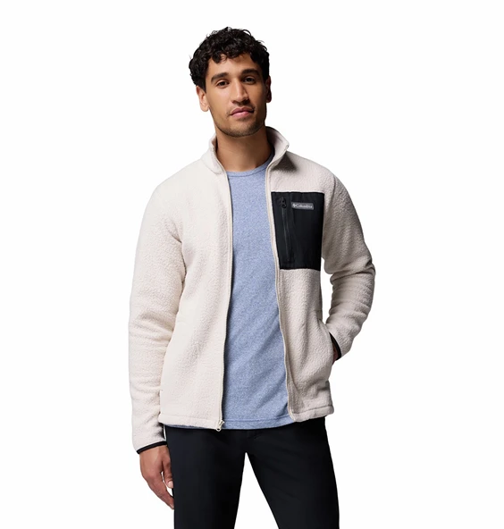 Columbia Jasper Ridge Pebbled Tam Fermuarlı Erkek Polar Üst AM1658 - Resim 4