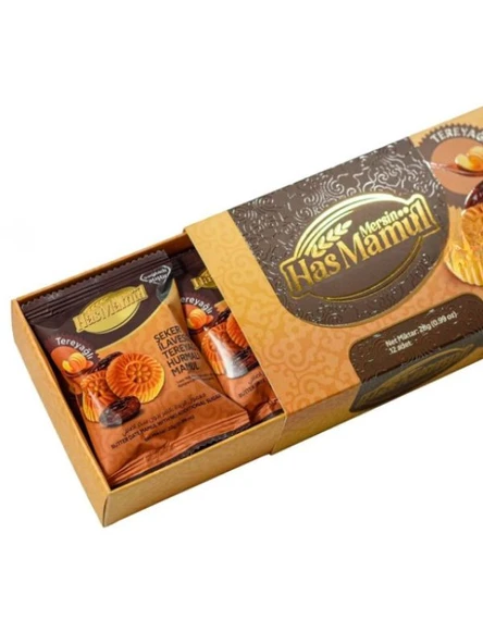 HAS MAMÜL 100 % ŞEKER İLAVESİZ TEREYAĞLI HURMALI MAMÜL 28 GR X24 ADET - Resim 2