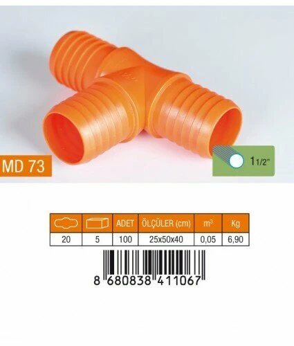 MEDALYAN MD 73 Normal Te Hortum Ekı 1 1/2" ürün görseli 1