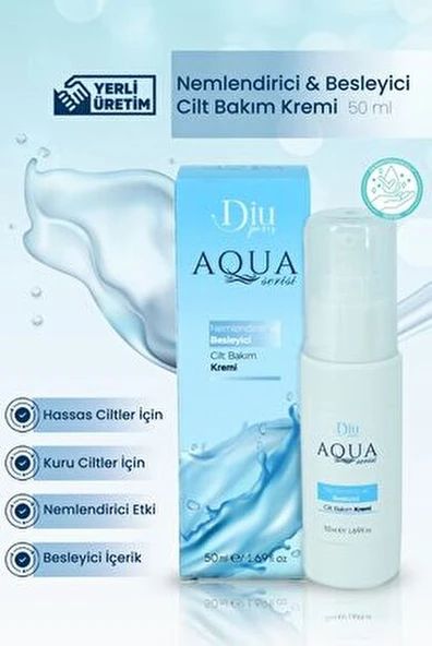DİU AQUA GÜNEŞ KREMİ 50+SPF 75ML-MAVİ ürün görseli 1