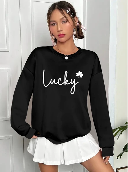 Kadın Uzun Kollu Bisiklet Yaka Viskon Iki Iplik Bluz - Resim 3