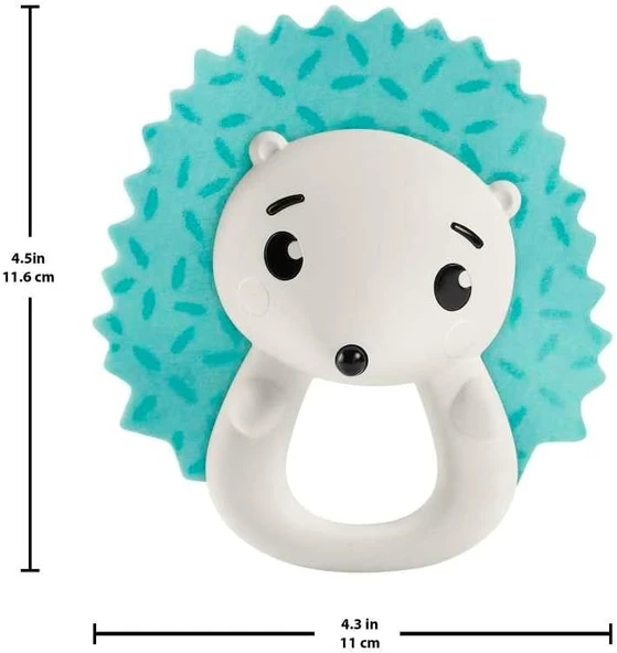 Fisher Price Eğlenceli Dostlar Çıngıraklı Dişlik - Kirpi HJW11-HKD72 - Resim 2