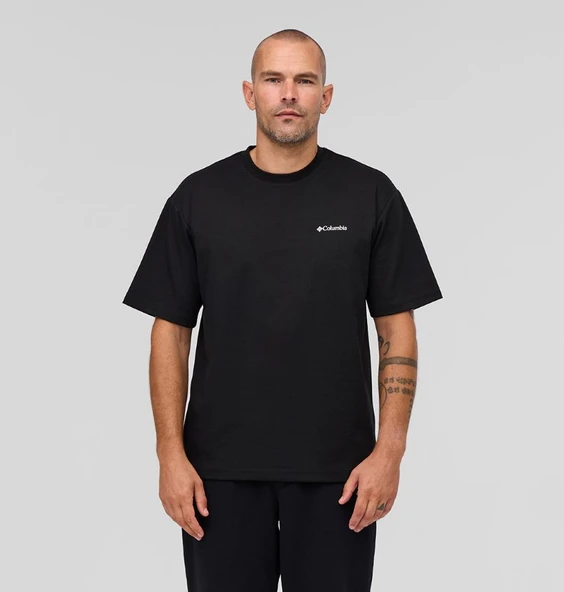 Columbia Csc M Label Chest Graphic Tee Erkek Tişört CS0470 ürün görseli 1