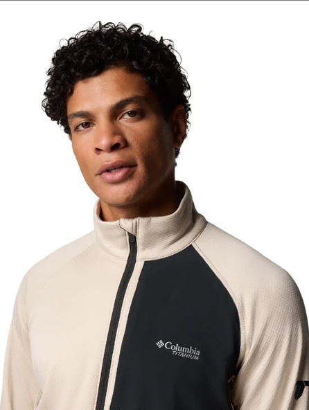 Columbia Triple Canyon™ Grid Fleece FZ II Bej Erkek Outdoor Polar AO4789 - Resim 4