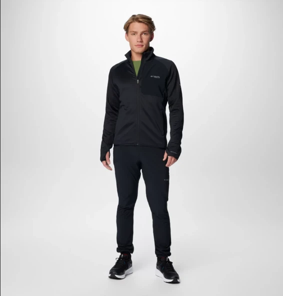 Columbia Triple Canyon™ Grid Fleece FZ II Siyah Erkek Outdoor Polar AO4789 - Resim 3