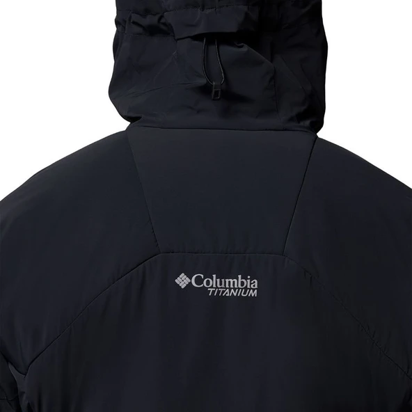 Columbai Silver Leaf™ Lite Hooded Jacket Siyah Erkek Outdoor Mont WO0604-010 - Resim 4