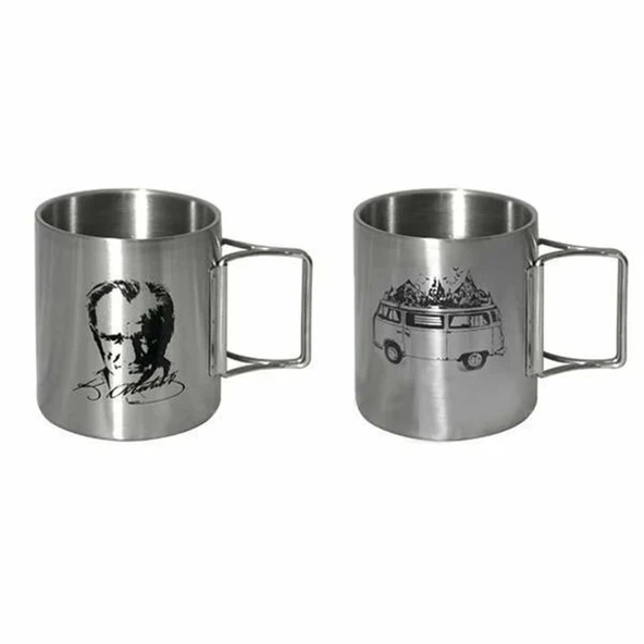 ORCAMP OR-OUT-1800-1 Out-1800/ Katlanır Saplı Çelik Bardak (Minibüs) ürün görseli