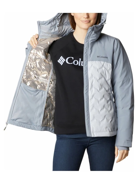 Columbia Grand Trek™ III Down Jacket Cirrus Gri Kadın Outdoor Mont WL3555 - Resim 5