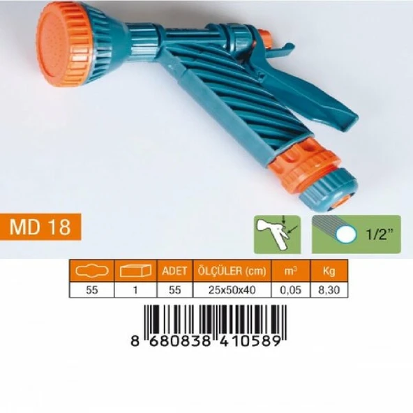 MEDALYAN MD 18 Tetikli Tab.Süzek (1/2" Lüx Rekor) ürün görseli